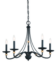  1045-677 - 5 LIGHT CHANDELIER