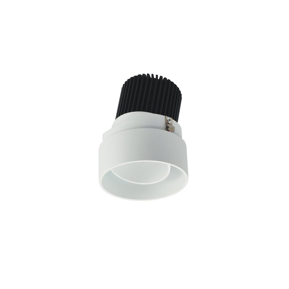 2" Iolite LED Round Trimless Adjustable, 10-Degree Optic, 800lm / 12W, 4000K, Matte Powder White
