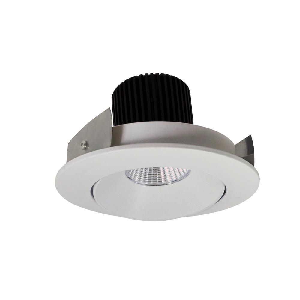 4" Iolite LED Round Adjustable Cone Reflector, 1000lm / 14W, 2700K, White Reflector / White