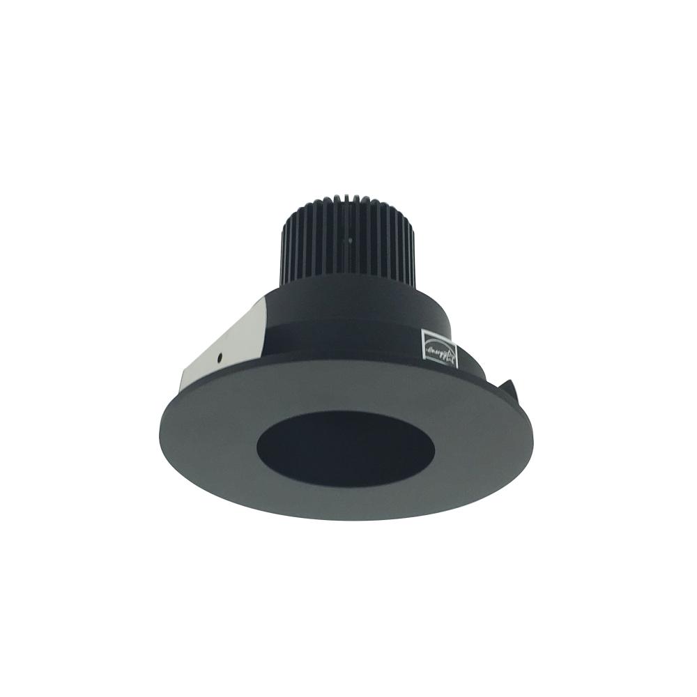 4" Iolite LED Round Pinhole, 10-Degree Optic, 800lm / 12W, 2700K, Black Pinhole / Black Flange