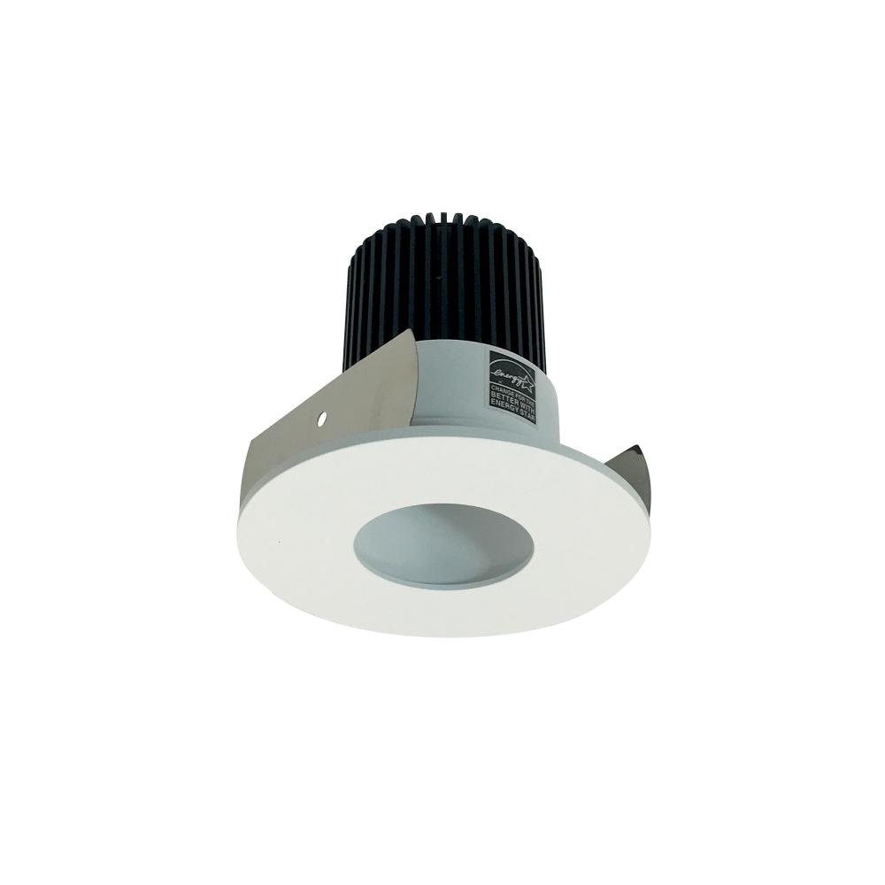 2" Iolite LED Round Adjustable Pinhole, 10-Degree Optic, 800lm / 12W, 3000K, Matte Powder White