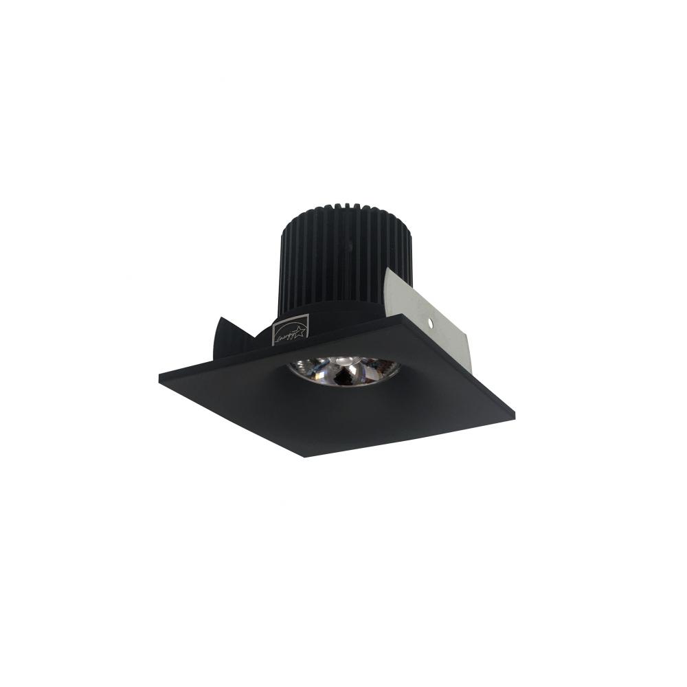 2" Iolite LED Square Bullnose, 10-Degree Optic, 800lm / 12W, 2700K, Black Finish