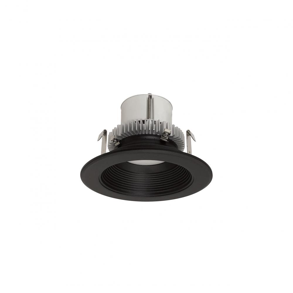 4" Cobalt Click LED Retrofit, Baffle, 1000lm / 12W, 2700K, Black Baffle / Black Flange