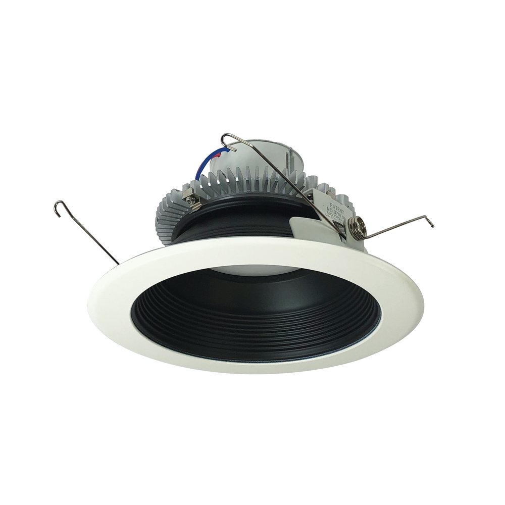 6" Cobalt Click LED Retrofit, Baffle, 1000lm / 12W, 3000K, Black Baffle / White Flange