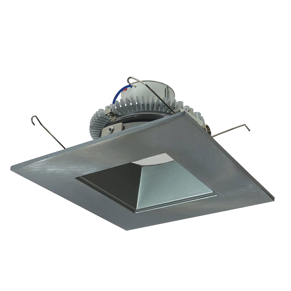 6" Cobalt Click LED Retrofit, Square Reflector, 1000lm / 12W, 3000K, Natural Metal Reflector /