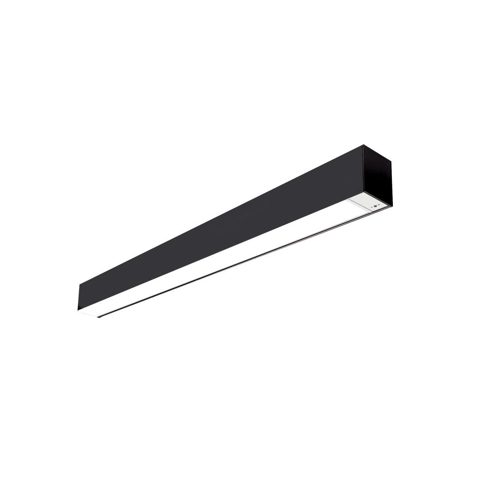 2' L-Line LED Indirect/Direct Linear, 3710lm / Selectable CCT, Black Finish, with Motion Sensor