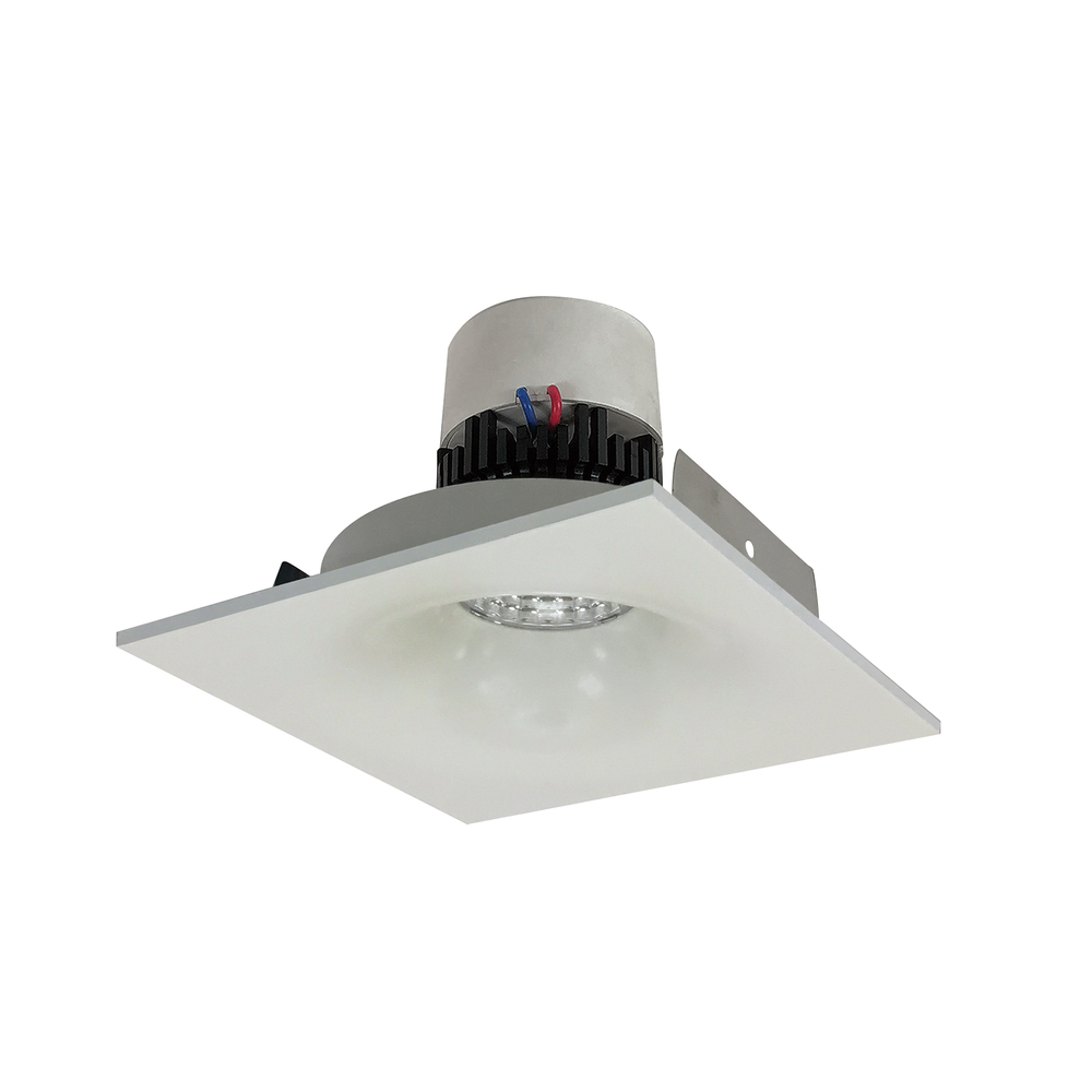 4" Pearl LED Square Bullnose Retrofit, 1000lm / 12W, 3000K, White Finish