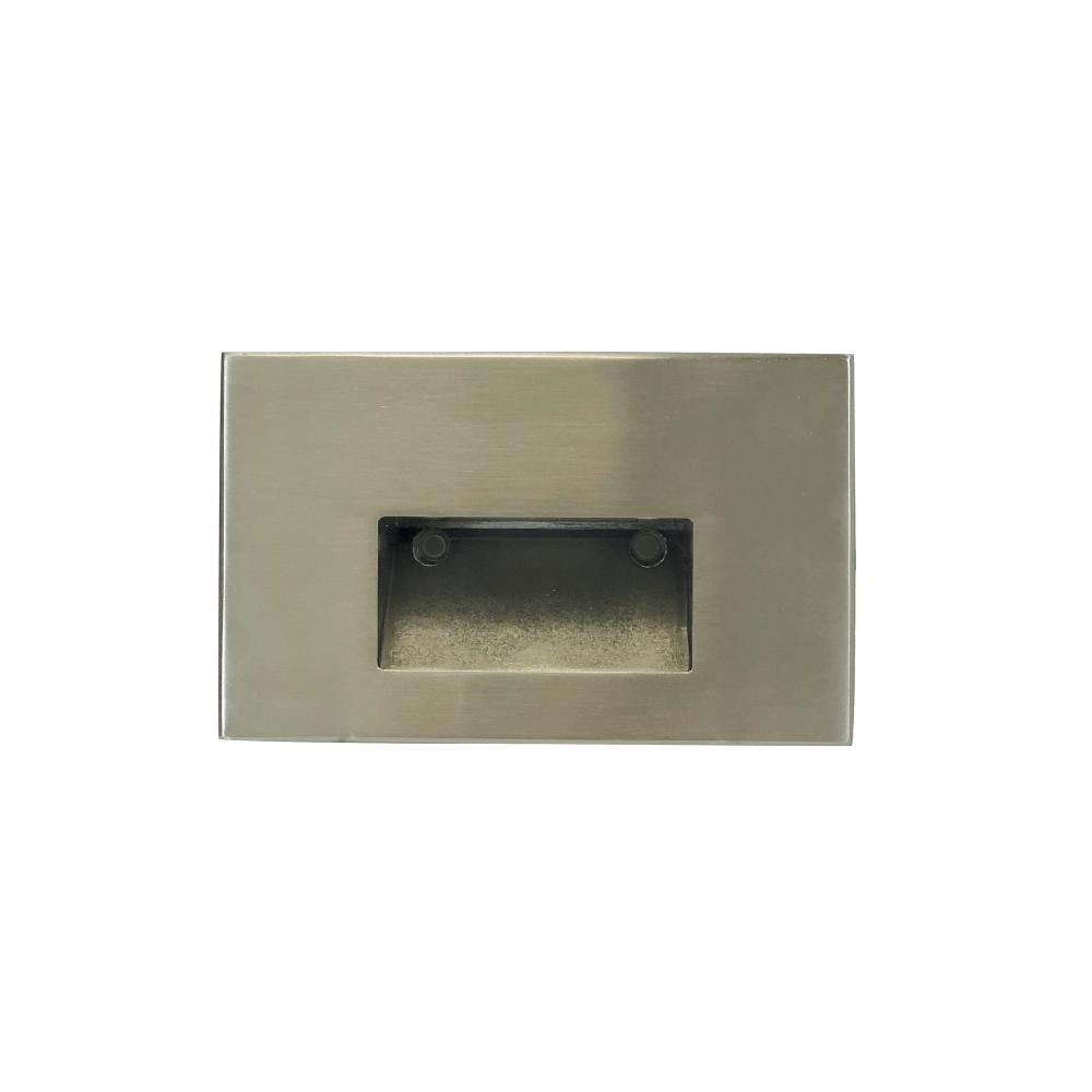 Ari LED Step Light w/ Horizontal Wall Wash Face Plate, 88lm / 5W, 3000K, Brushed Nickel Finish