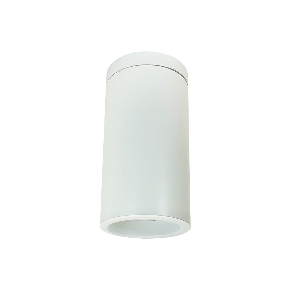 6" Cobalt Surface Mount Cylinder, White, 1000L, 3500K, White/White Reflector, 120V