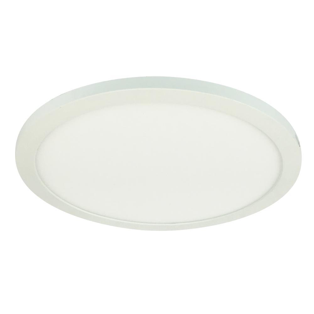 11" ELO+ Surface Mounted LED, 1700lm / 24W, 3000K, 90+ CRI, 120V Triac/ELV Dimming, White