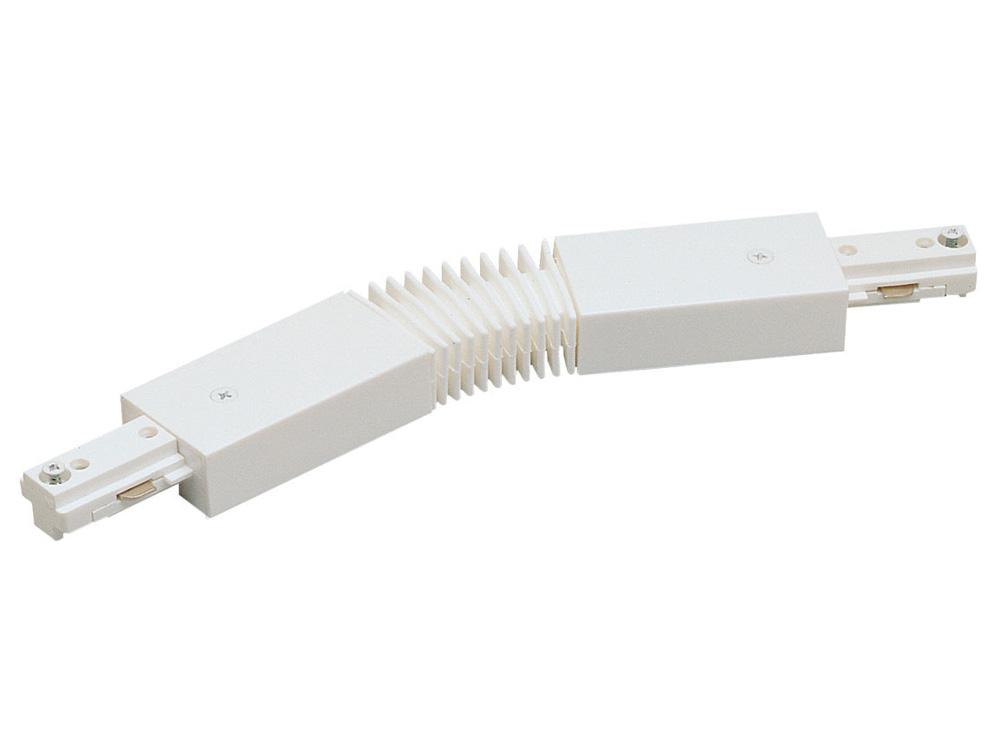 Flexible connector for 1 Circuit Track, White