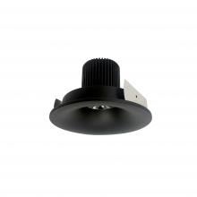 Nora NIO-4RNB27QBB - 4" Iolite LED Round Bullnose, 10-Degree Optic, 800lm / 12W, 2700K, Black Finish