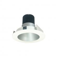 Nora NIO-4RNDC30XHZMPW/10 - 4" Iolite LED Round Reflector, 1000lm / 14W, 3000K, Haze Reflector / Matte Powder White Flange