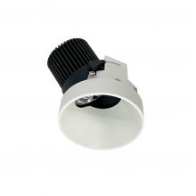 Nora NIO-4RTSLA40QWW - 4" Iolite LED Round Trimless Adjustable Slot, 10-Degree Optic, 800lm / 12W, 4000K, White