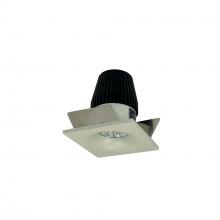 Nora NIOB-1SNB35XWW - 1" Iolite LED BWF Square Bullnose, 600lm, 3500K, White Reflector / White Flange