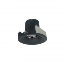 Nora NIOB-2RNB27QBB - 2" Iolite LED Round Bullnose, 10-Degree Optic, 800lm / 12W, 2700K, Black Finish