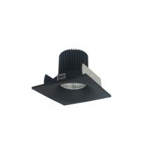 Nora NIOB-2SNB27XBB/10 - 2" Iolite LED Square Bullnose, 1000lm / 14W, 2700K, Black Finish