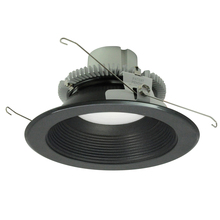 Nora NLCBC2-65227BB/10 - 6" Cobalt Click LED Retrofit, Baffle, 1000lm / 12W, 2700K, Black Baffle / Black Flange