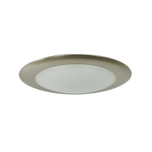 Nora NLOPAC-R6509T2440NM - 6" AC Opal LED Surface Mount, 1150lm / 16.5W, 4000K, Natural Metal finish