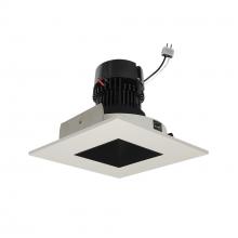 Nora NPRLV-4SNDSQ27XBW - 4" Pearl Low Voltage LED Square Retrofit Reflector with Square Aperture, 1100lm / 11W, 2700K,