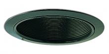 Nora NTM-30B - 6" BR/PAR30 Stepped Baffle w/ Plastic Ring, Black