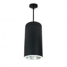 Nora NYLS2-6P25135FDWB6 - 6" CYL PENDANT 2500L 35K REF. FLOOD. DIFF/WHT FLANGE 120V-277V 0-10V BLK CYL