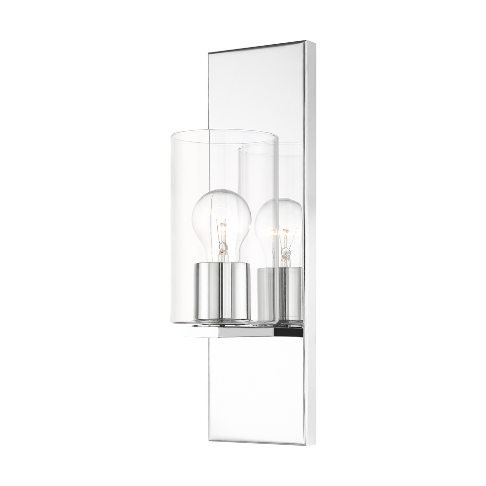 1 Lt Polished Chrome Wall Sconce