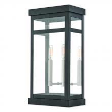 Livex Lighting 20704-04 - 2 Lt BK Outdoor Wall Lantern