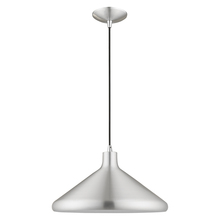 Livex Lighting 41179-66 - 1 Lt Brushed Aluminum Mini Pendant