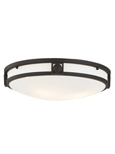 Livex Lighting 4488-07 - 3 Light Bronze Ceiling Mount