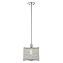 Livex Lighting 46212-91 - 1 Lt Brushed Nickel Pendant