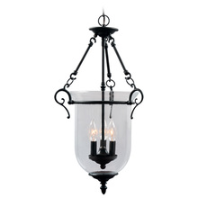 Livex Lighting 5022-07 - 3 Light Bronze Chain Lantern