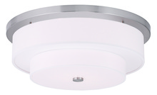 Livex Lighting 50866-91 - 4 Light Brushed Nickel Ceiling Mount