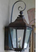 St. James Lighting BRUL-SW-T - Brunswick Medium Copper Electric OR Gas Lantern