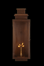 St. James Lighting CHIM-CW - Chicago Medium Copper Electric/Gas Lantern