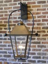 St. James Lighting 1234- - Yoke WALL Mounted Copper Lantern - Gas or Electric