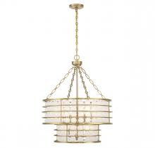 Savoy House 1-3364-6-322 - Byron 6-Light Chandelier in Warm Brass