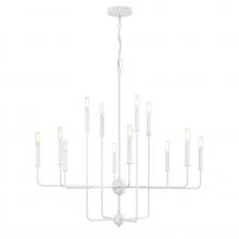  1-4046-12-83 - Avondale 12-Light Chandelier in Bisque White