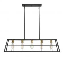 Savoy House 1-2250-5-51 - **DISCONTINUED** Bayden 5 Light Linear Chandelier