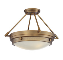 Savoy House 6-3351-3-322 - Lucerne 3-Light Ceiling Light in Warm Brass