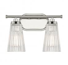 Savoy House 8-1745-2-109 - Chantilly 2-Light Bathroom Vanity Light in Polished Nickel