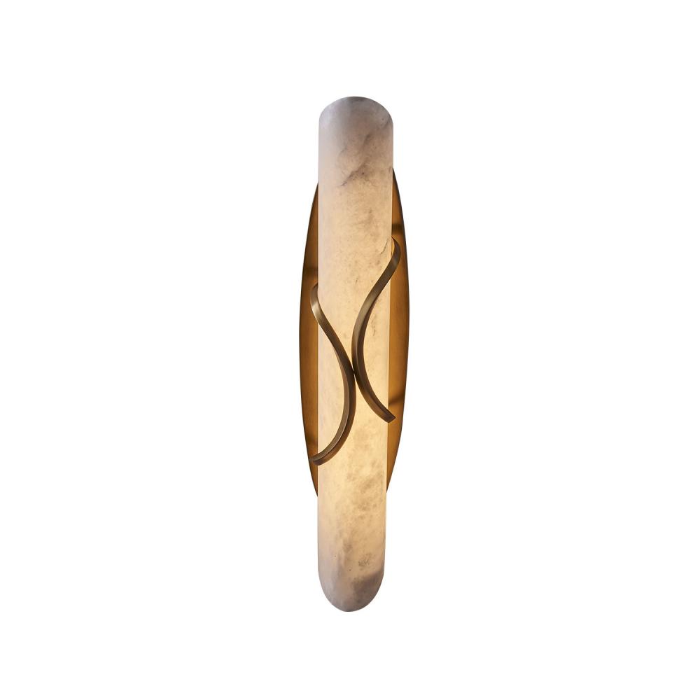 Gypsum Tubular LED Wall Sconce