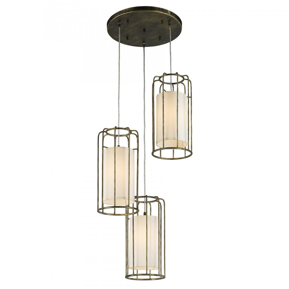 large cluster pendant light