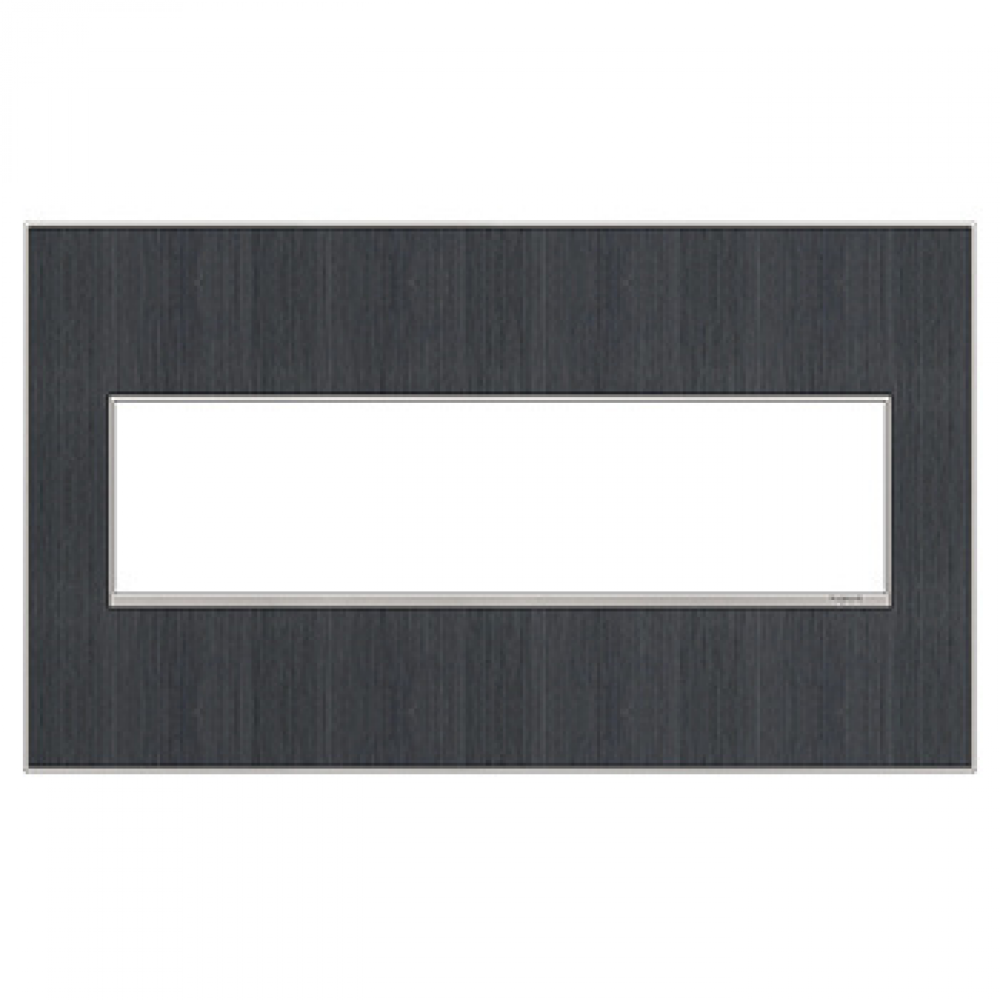 Adorne® Rustic Grey Four-Gang Screwless Wall Plate