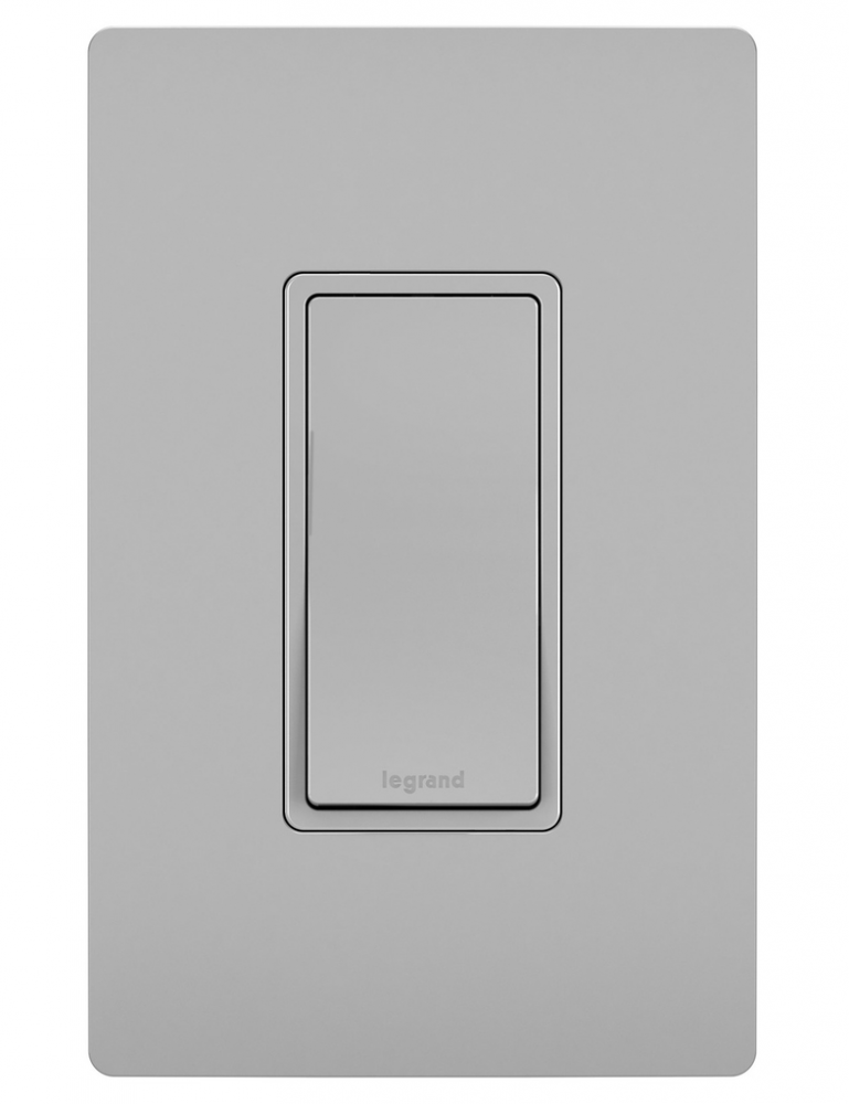 radiant? 15A Single-Pole Switch, Gray