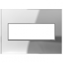 Legrand AWM3GMR1 - adorne? Mirror Three-Gang Screwless Wall Plate