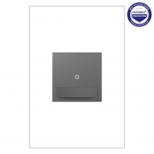 Legrand ASOS32M4 - adorne® Motion Sensor Switch, Auto On/Off, Magnesium, with Microban®