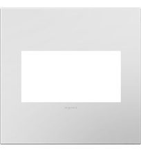 Legrand AWP2GPW4 - adorne? Powder White Two-Gang Screwless Wall Plate with Microban?