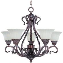 Maxim 2774SVGB - Via Roma 5-Light Chandelier