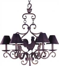 Maxim 7765KB - Six Light Kentucky Bronze Up Chandelier